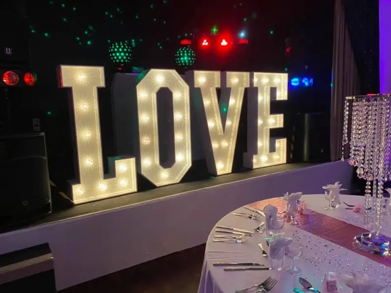 Wedding LOVE Letters & Lighting