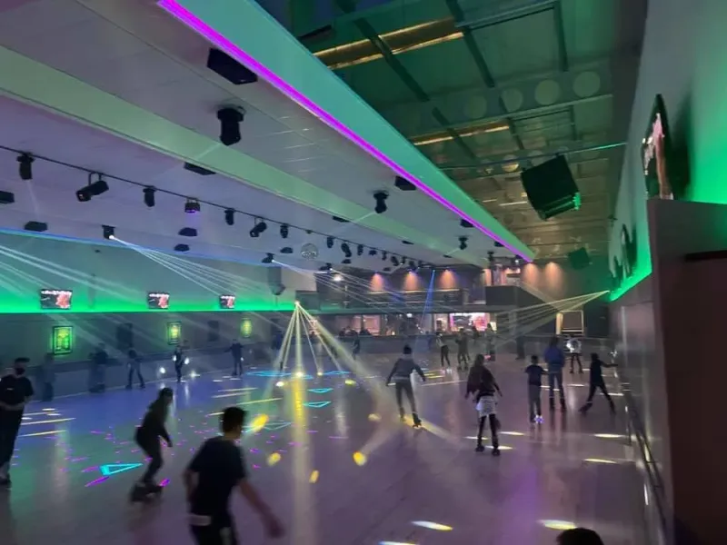 Laser Show at Roller Rink